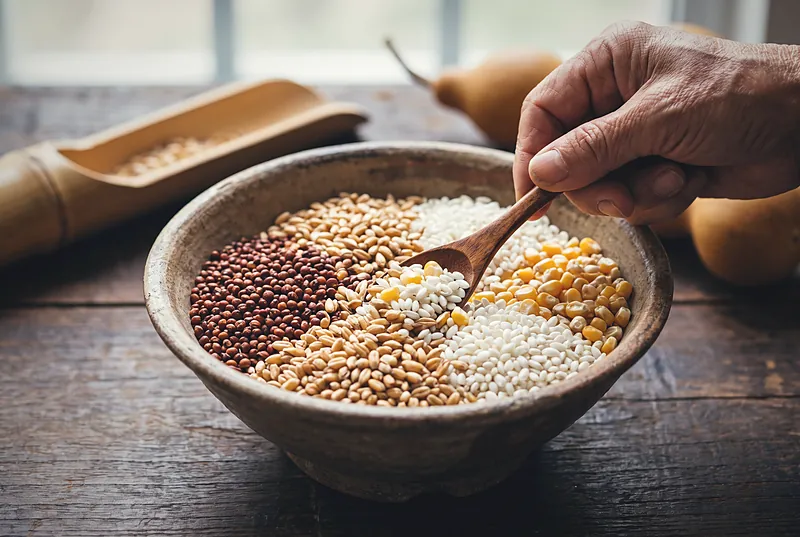 Why ferment five grains together?